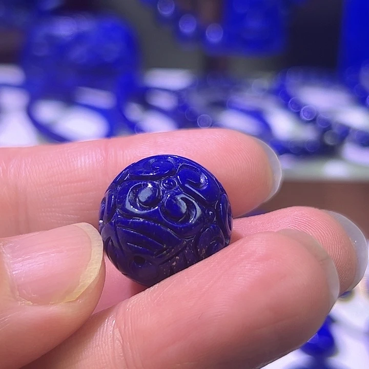 阿***哥青金石未镶嵌单珠