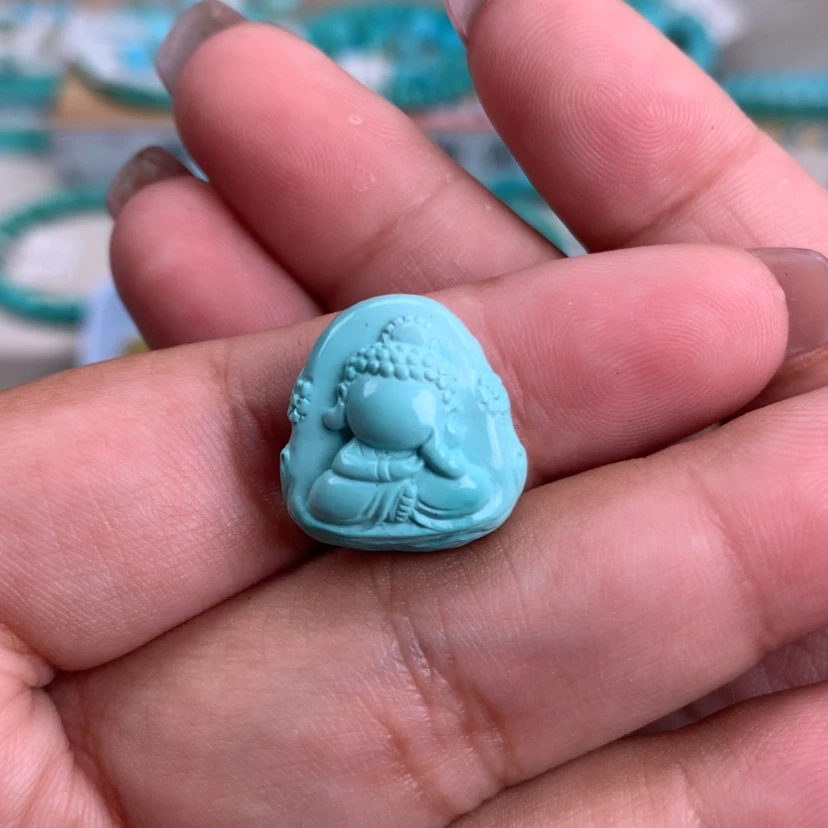 【闪购商品】绿松石未镶嵌雕刻?****