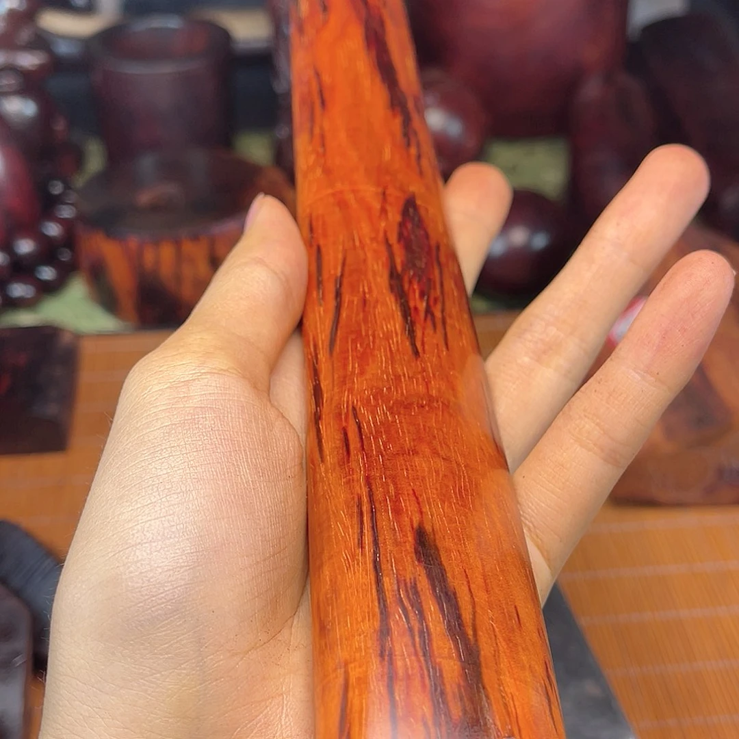 檀香紫檀（小叶紫檀）满龙鳞满天星水波玉化
