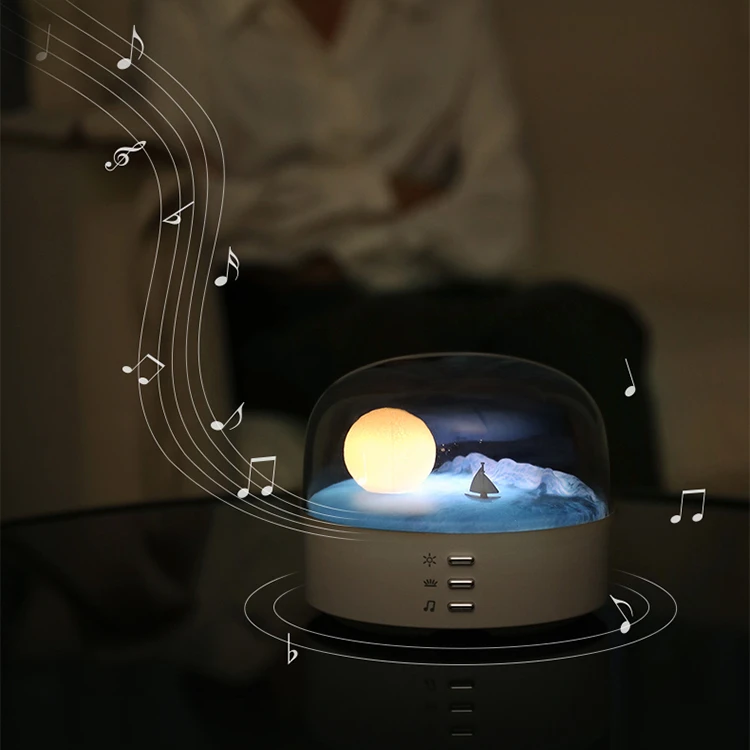 柏林之声高档新月无线蓝牙音响小型音箱送女生男生闺蜜实用送礼