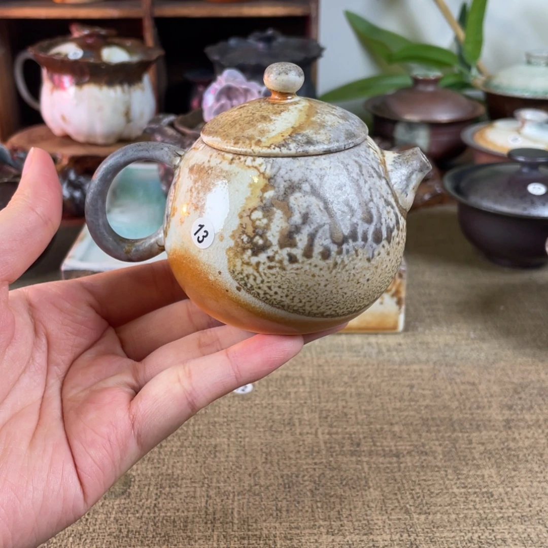 柴烧。 西施壶。 13号