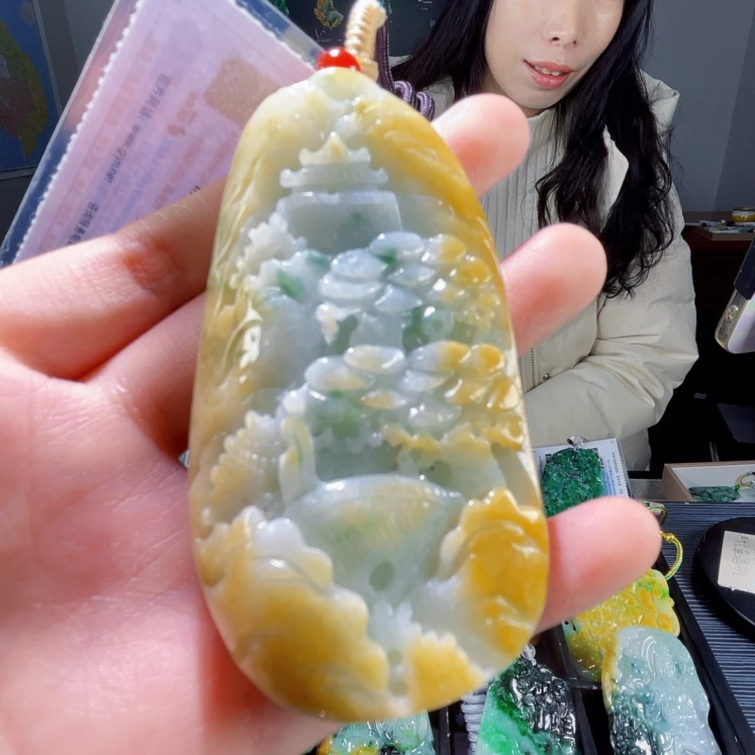 颈饰未镶嵌翡翠翡翠