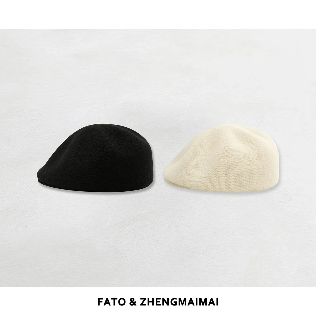 郑买买 贝雷帽 新款休闲百搭精致洋气文艺大头贝雷帽 WG51210MZ