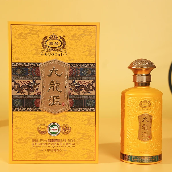 国台九龍源【甲辰御品】酱香型白酒 高端礼盒装53%Vol500