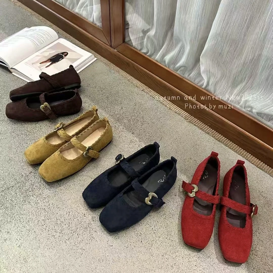 小个子内增高复古老钱风单鞋女2025年秋季新款法式玛丽珍鞋189-10