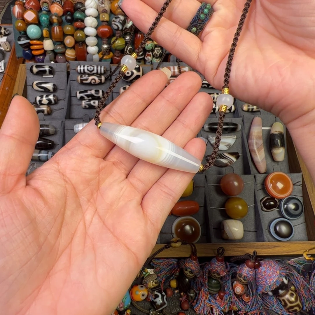 玛瑙/玉髓未镶嵌项链