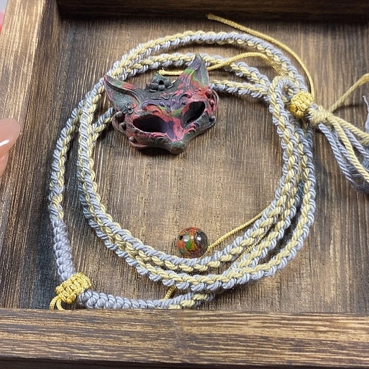 泥塑敦煌•莫高窟凤九面具