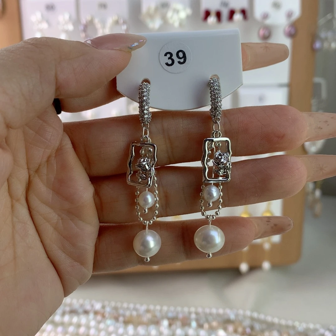 未镶嵌耳饰淡水珍珠