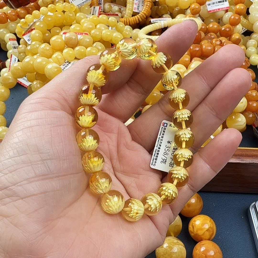 琥珀未镶嵌珠宝奇石