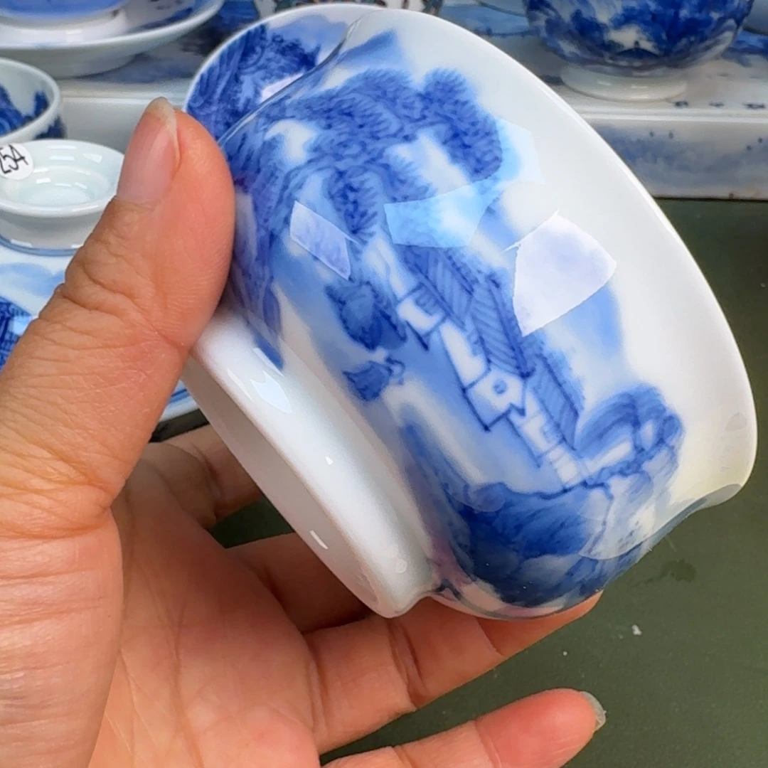 陶景德镇纯手绘茶具圆圆267