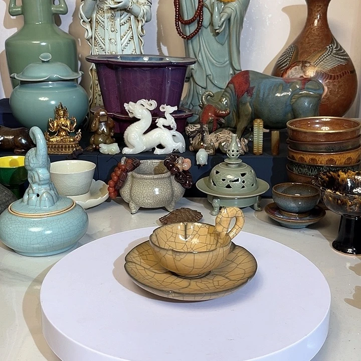 瓷片摆件摆件摆件