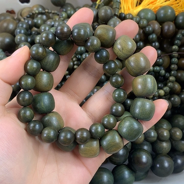 阿根廷绿檀木手串1.5老型1.0圆珠