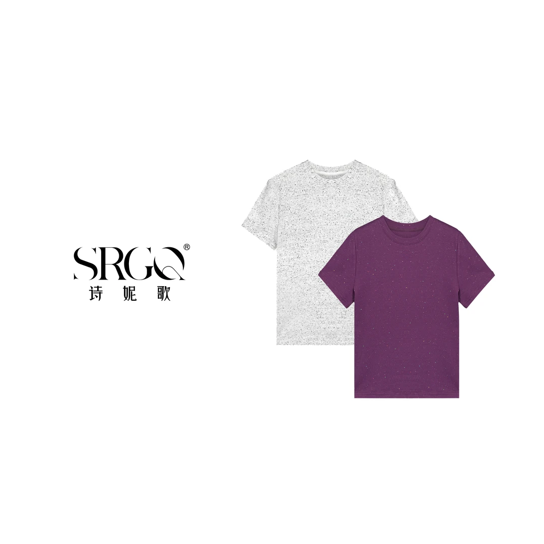 zhang&bai25&SS高定 |【彩豆糖】彩色点点圆领T恤温柔甜美休闲