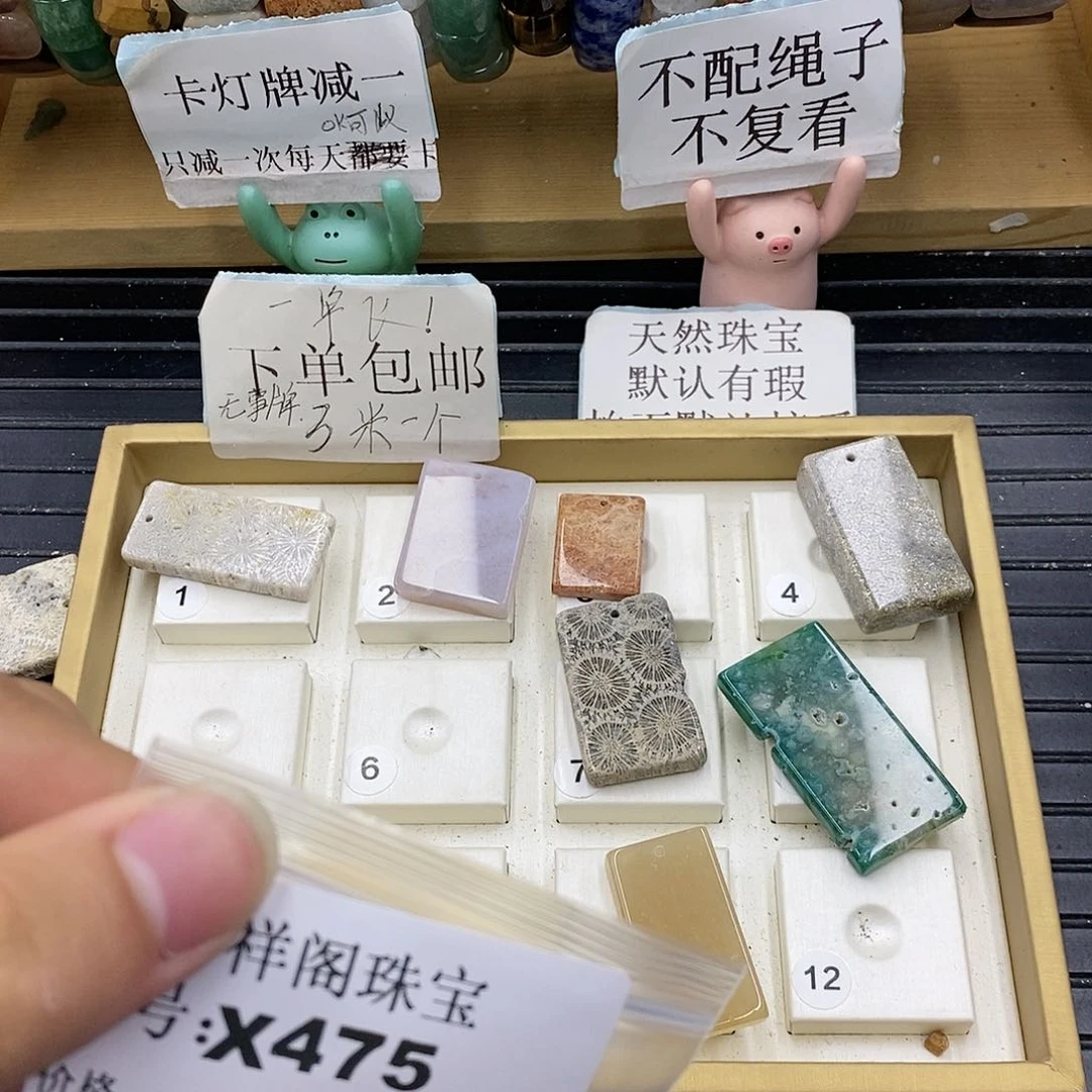 硅化珊瑚（珊瑚玉）未镶嵌颈饰极*?