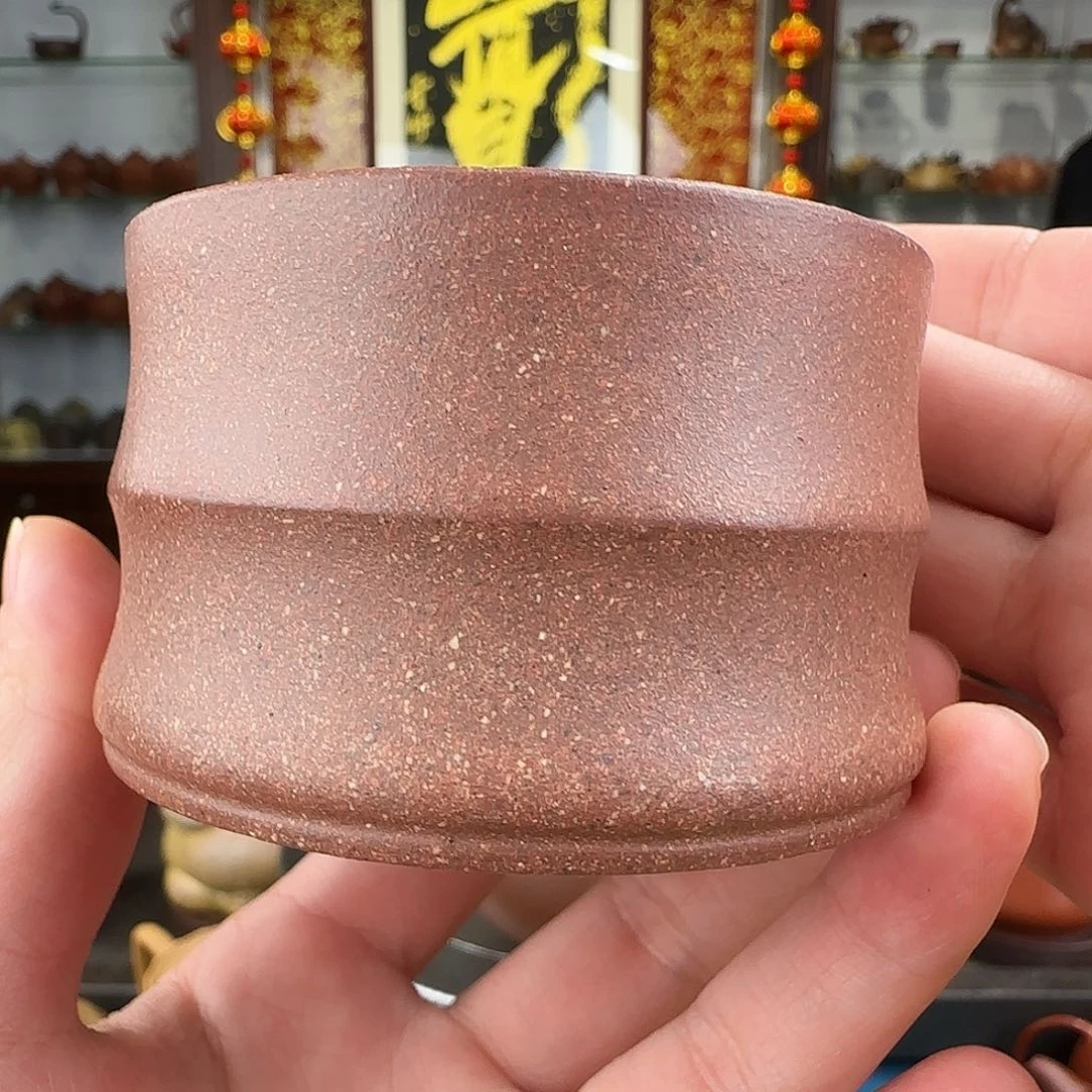 紫砂茶壶节节高升杯