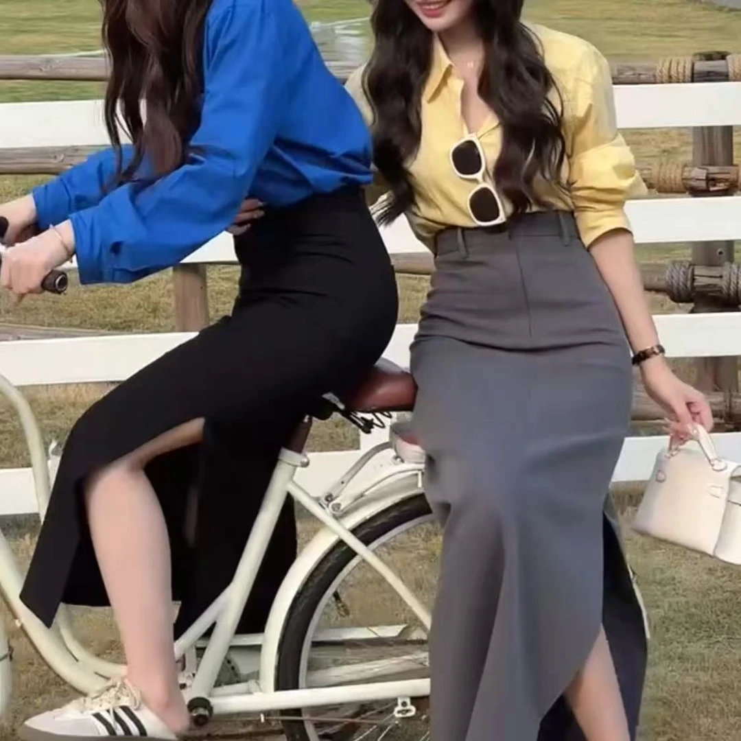 2025春季新款时尚显瘦气质女士网红洋气两件套百搭款D7585