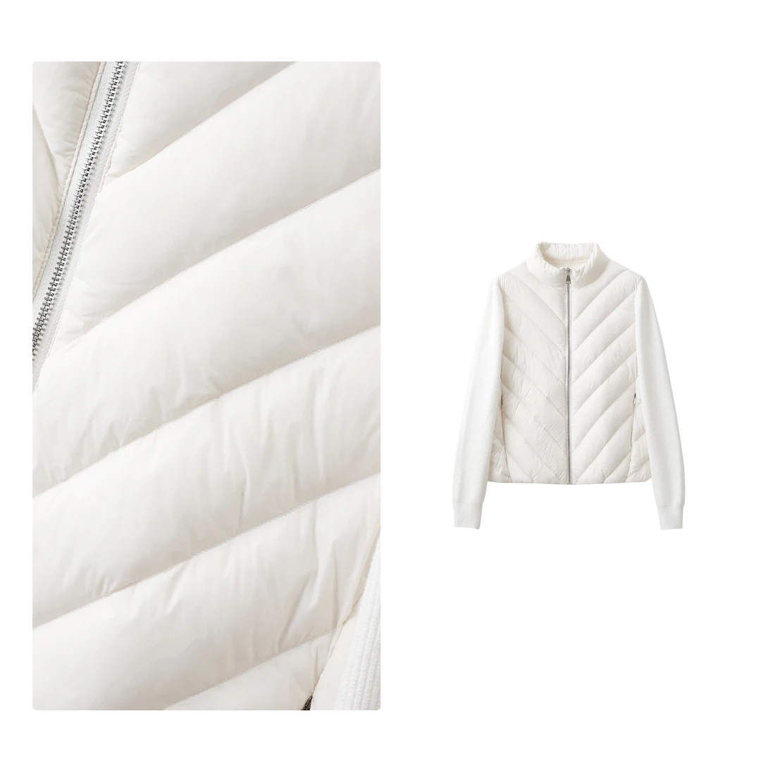 门店54&9！轻量出行，可叠穿！不臃肿90白鸭绒短款羽绒服女 M13727