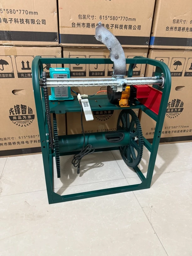 360度齿轮传动48-72度220伏卷管架打药卷管器打药收管架