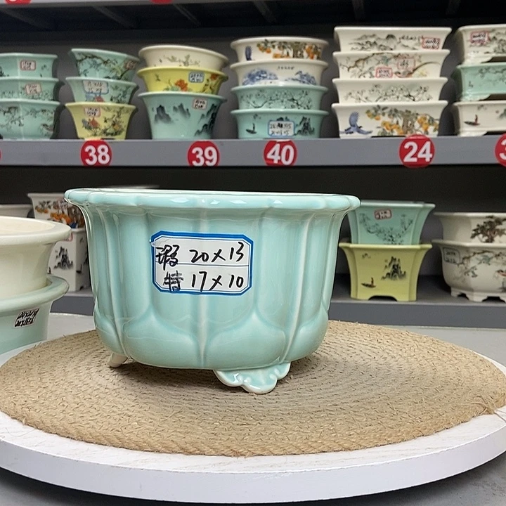 紫砂宜兴紫砂花盆