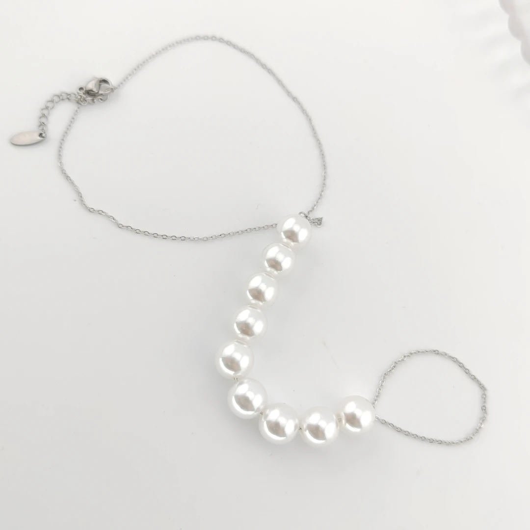 XUPING/旭平首饰 不锈钢仿珍珠脚链 【潘生福利】 GDQ T000951412