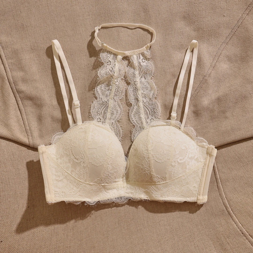 辣妹纯欲风性感气质挂脖蕾丝吊带背心设计感显瘦纯欲外穿小众上衣