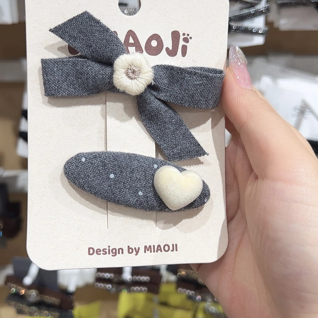 小***羊皮质铁合金灰色对夹