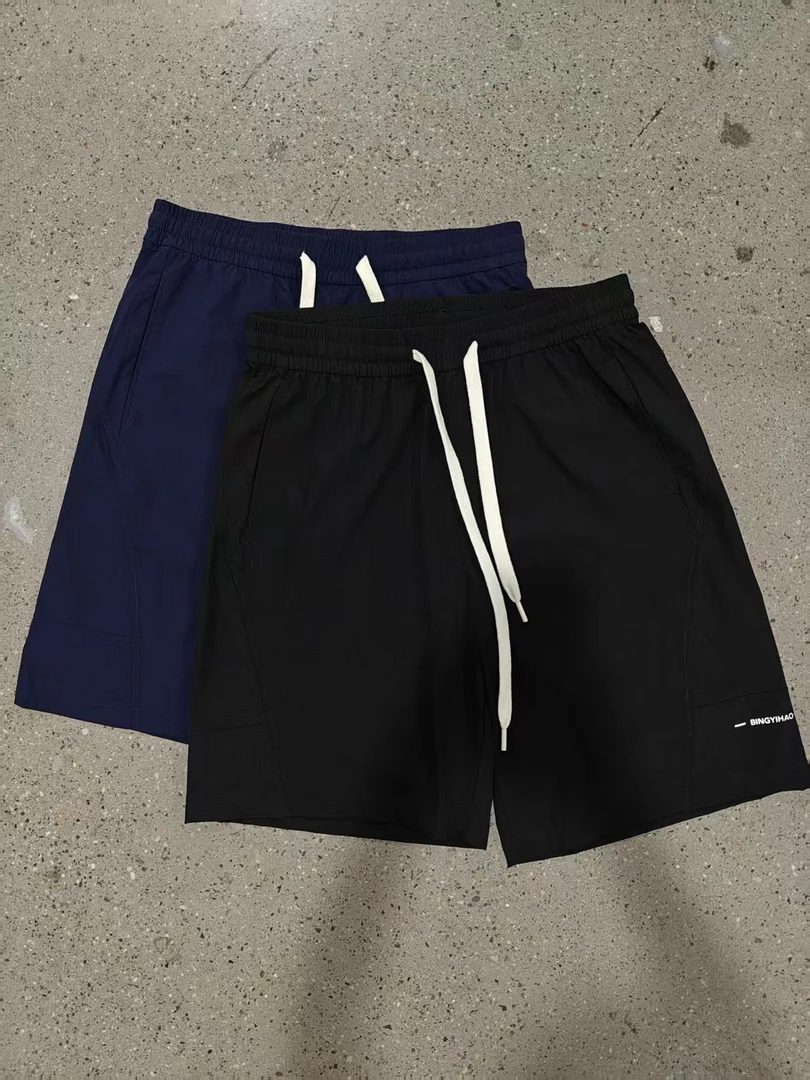 6719夏季男士速干透气短裤四面弹力松紧腰休闲裤