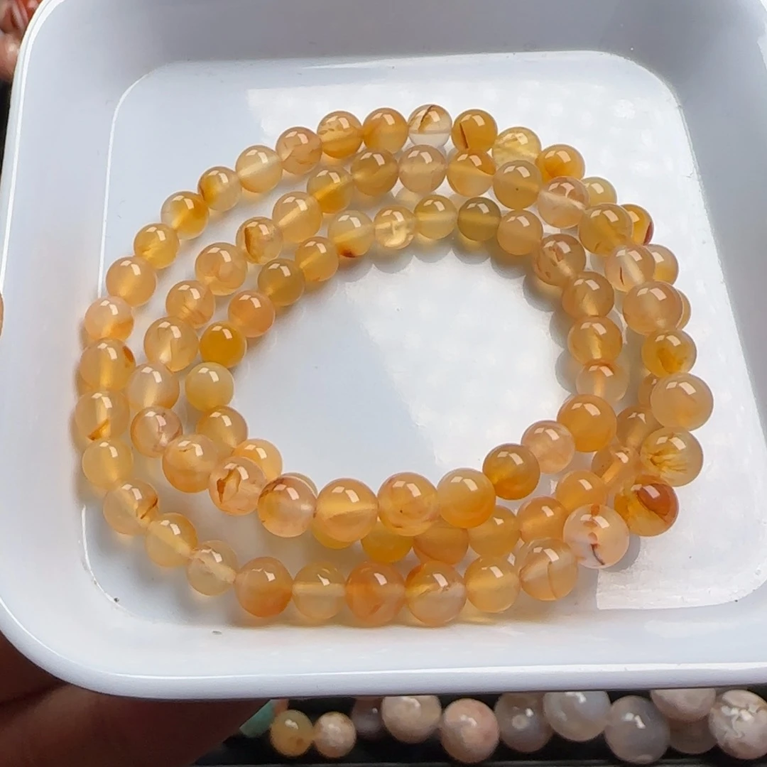 未镶嵌玛瑙/玉髓珠宝半成品