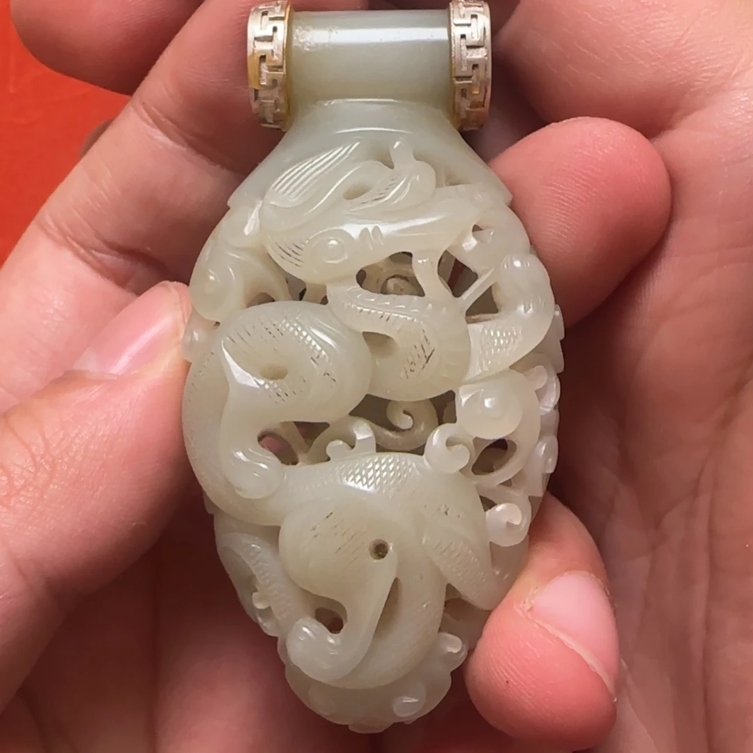 家***宝和田玉未镶嵌挂件