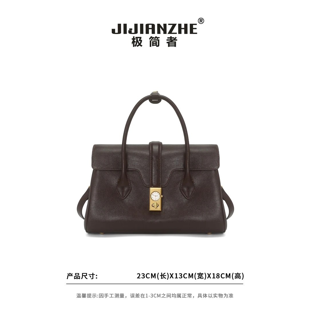 【情有独钟】【遥哥定制】新款女包手提高级感复古简约单肩斜挎包9065