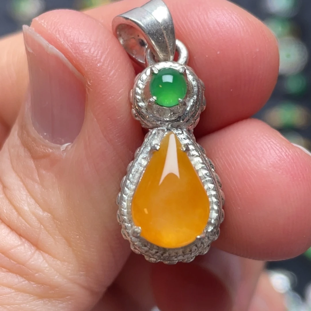 翡翠未镶嵌颈饰纯天然缅甸翡翠A货