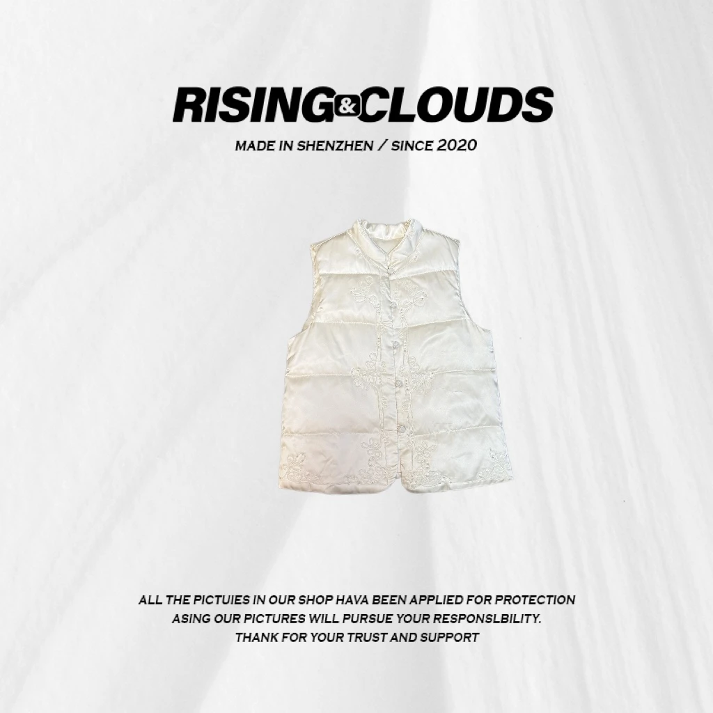 RISING&CLOUDS小云姐【悦心】舒适百搭时尚无袖羽绒马甲010249