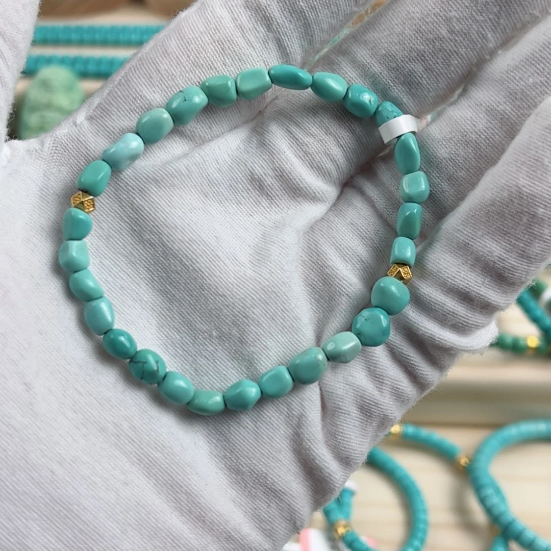 未镶嵌绿松石尺寸4.5