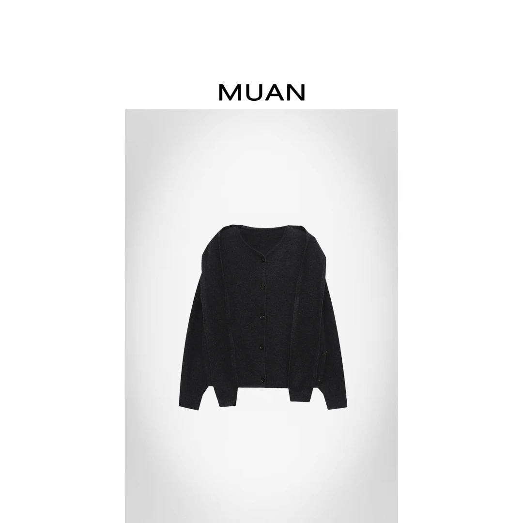 木岸MUAN：《索菲亚毛衣》定制280克高级简约老钱风毛衣女D-ZZ-Z2508