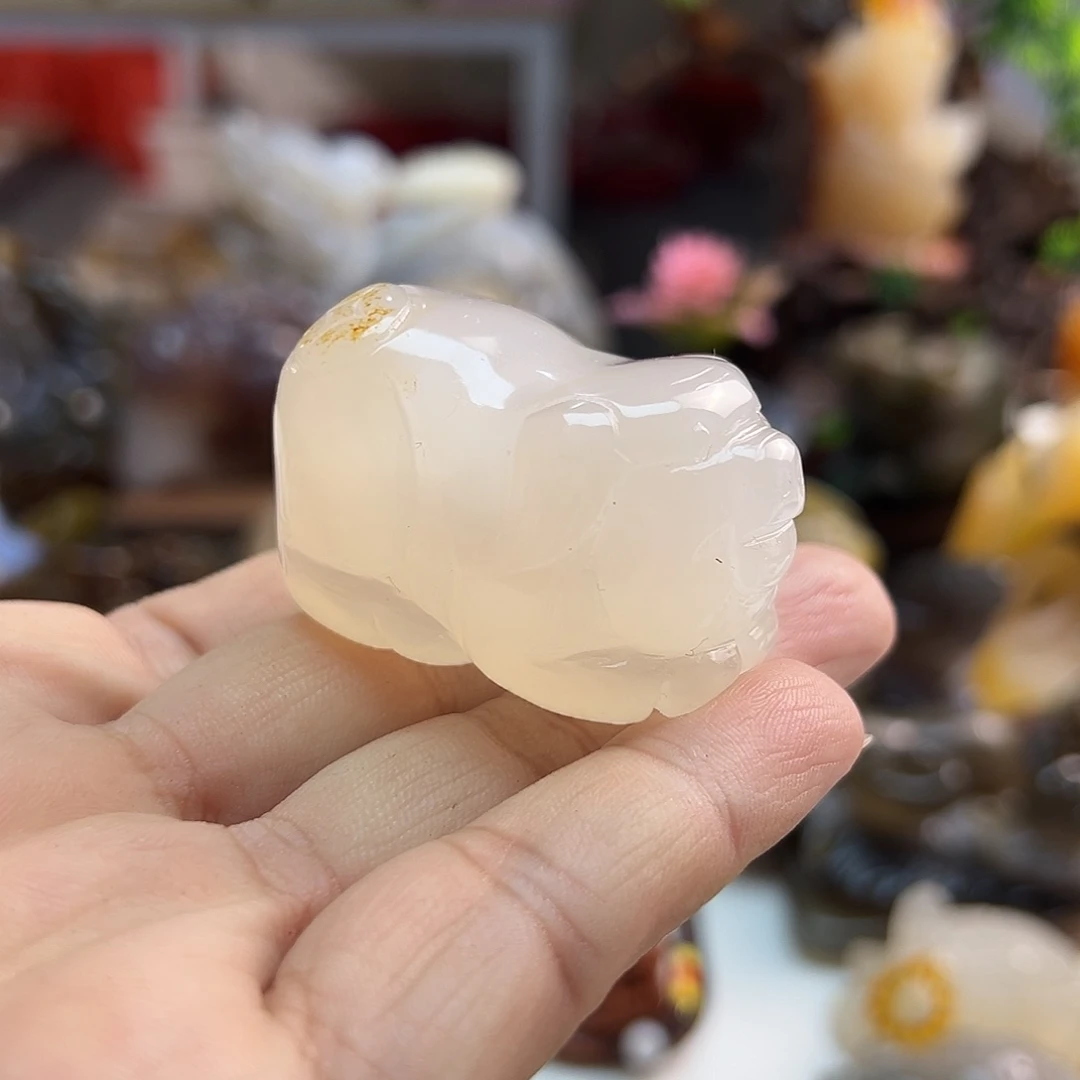 玛瑙/玉髓未镶嵌吊坠(不含链)