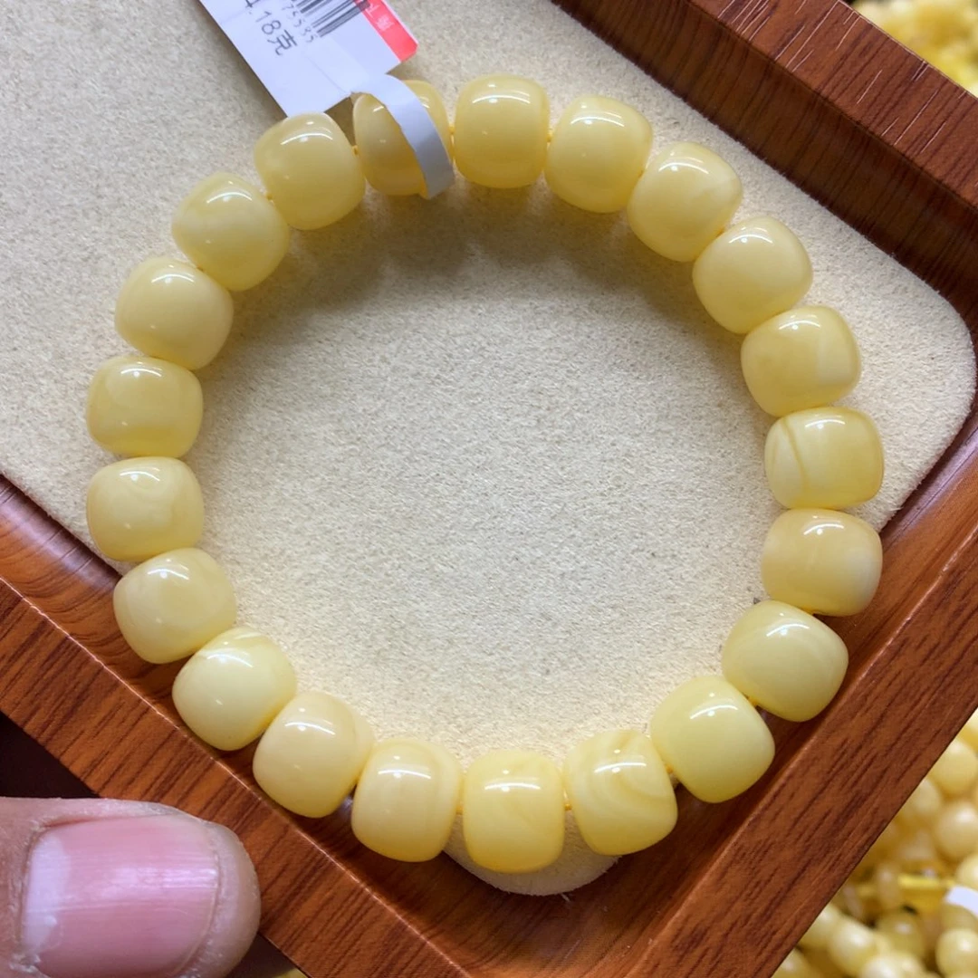 蜜蜡手链未镶嵌借**猫蜜蜡