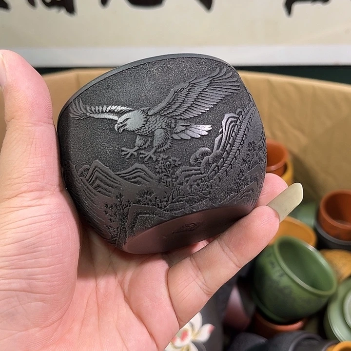 茶杯紫砂全手工紫砂主人杯