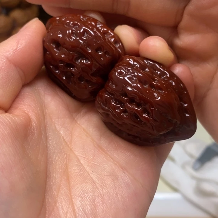 文玩核桃吊坠赤龙鸡心35野鸡心