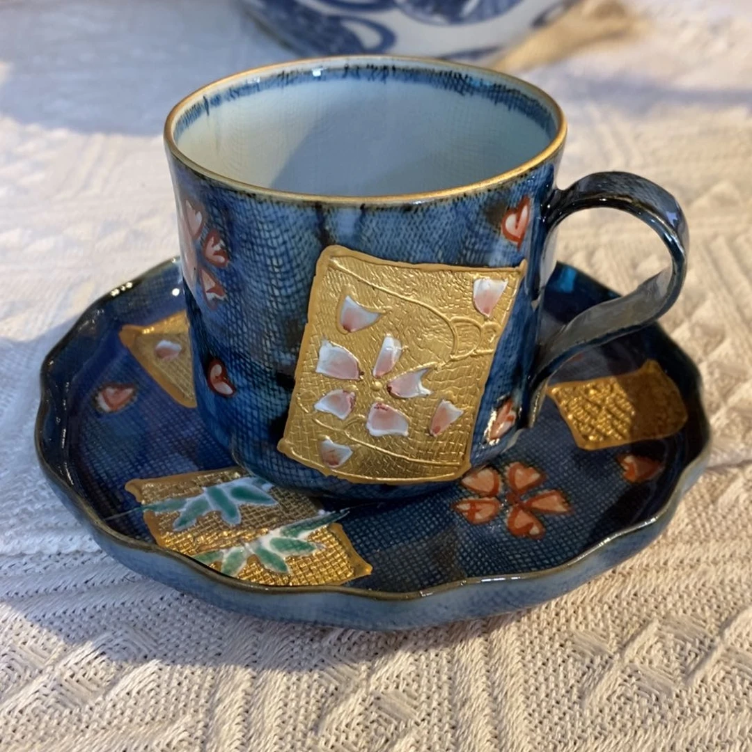 瓷片文山作咖啡杯