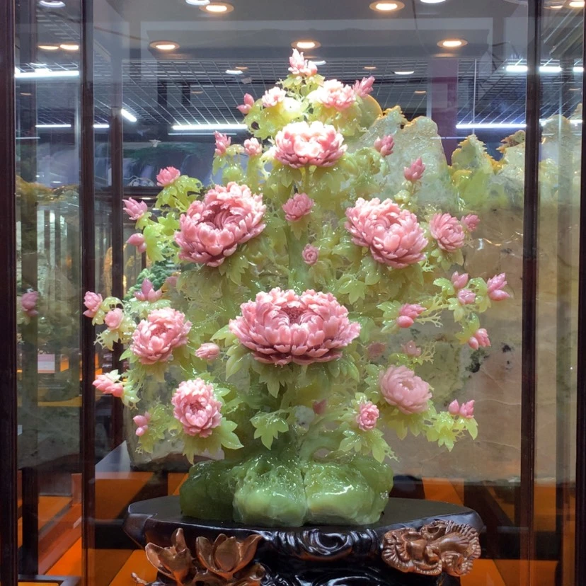 【闪购商品】未镶嵌蛇纹石玉摆件覆膜