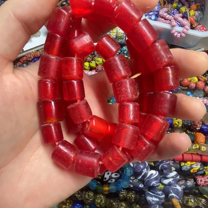 颈饰琉璃琉璃管管