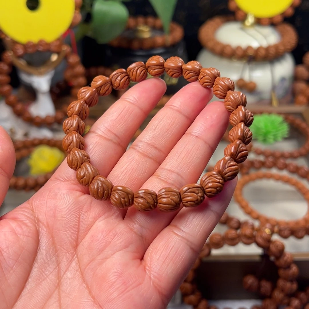 大***宁手串桃核双脊龙手串09