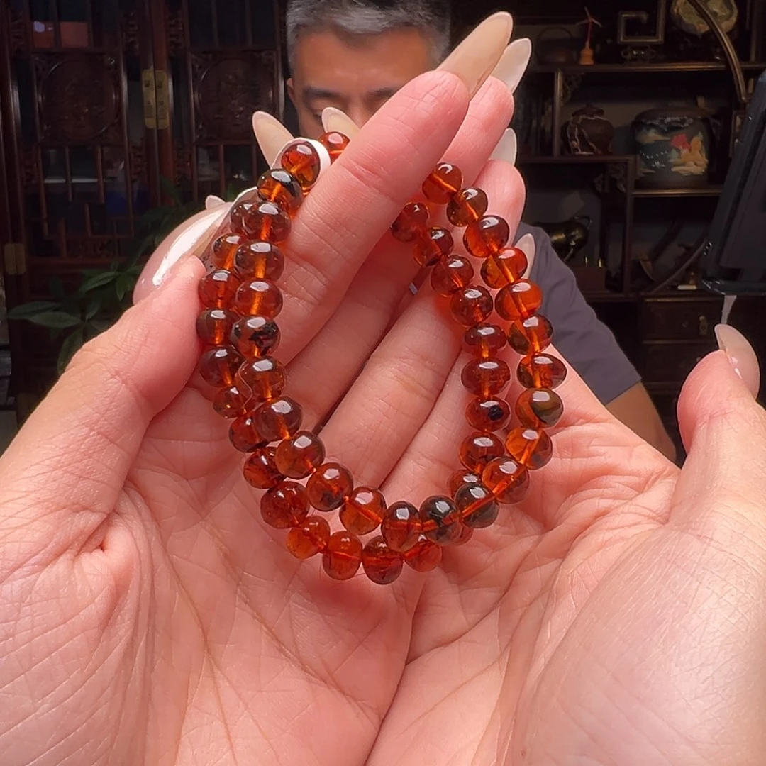 未镶嵌琥珀裸石抚顺琥珀20717-1八多样性发其一