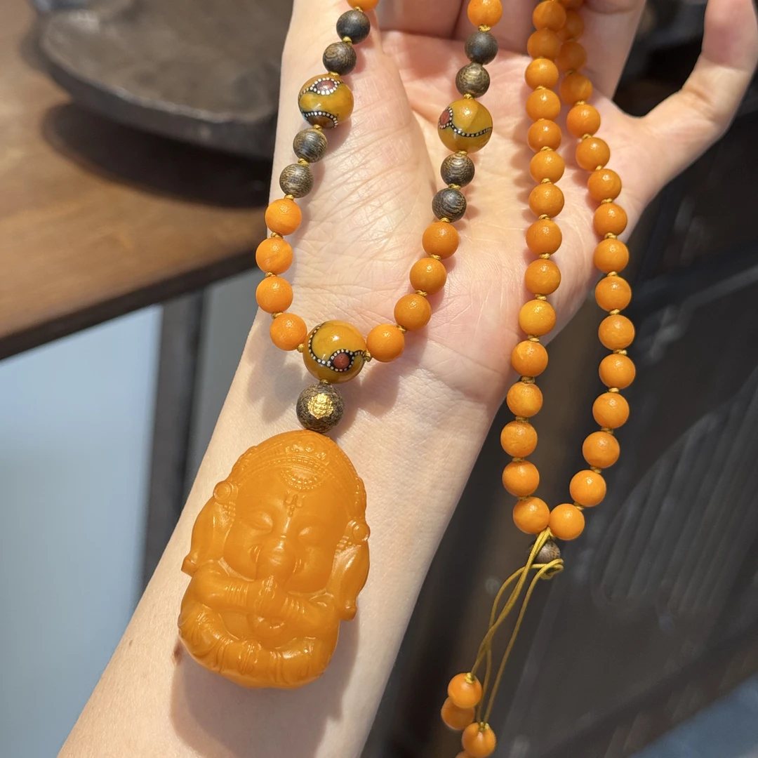 博缘珠宝蜜蜡吊坠（多样性发一件）02604