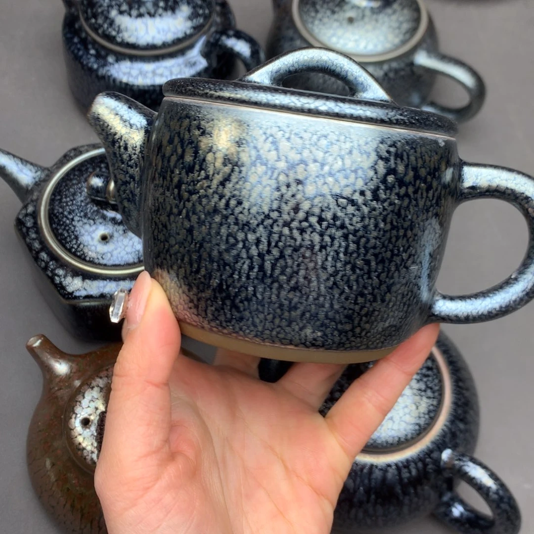 茶盏建盏铁胎茶壶原矿