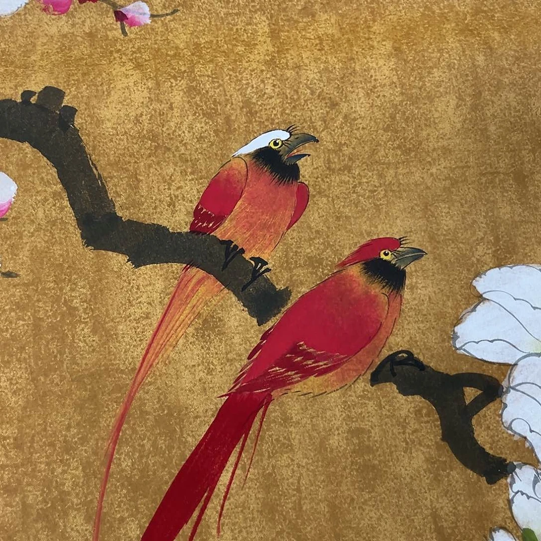 国画国画老师手绘作品