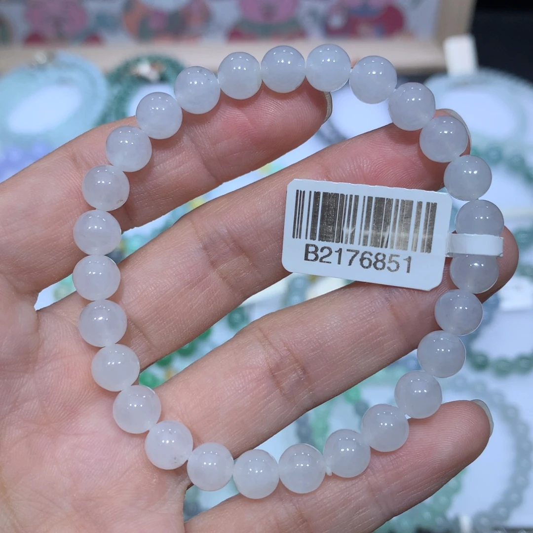 翡翠未镶嵌手链天然