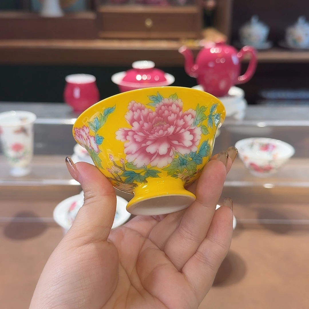 珐琅彩主人杯茶具系列