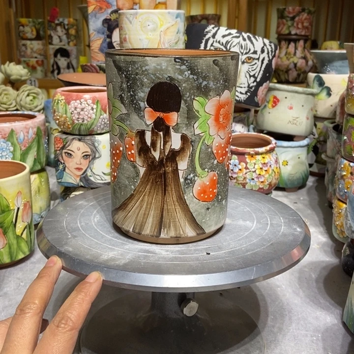 景德镇艺术手绘作品
