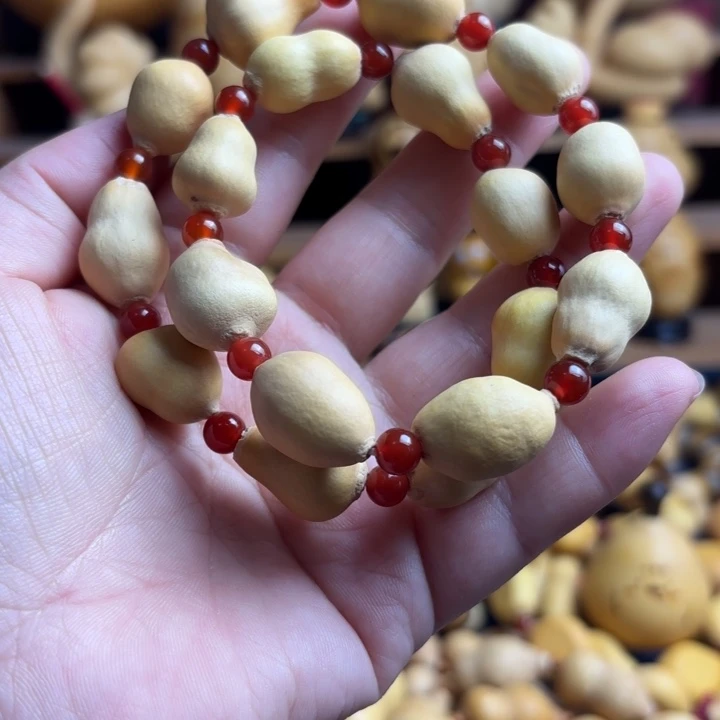 寧***雪木天然葫芦双圈串儿